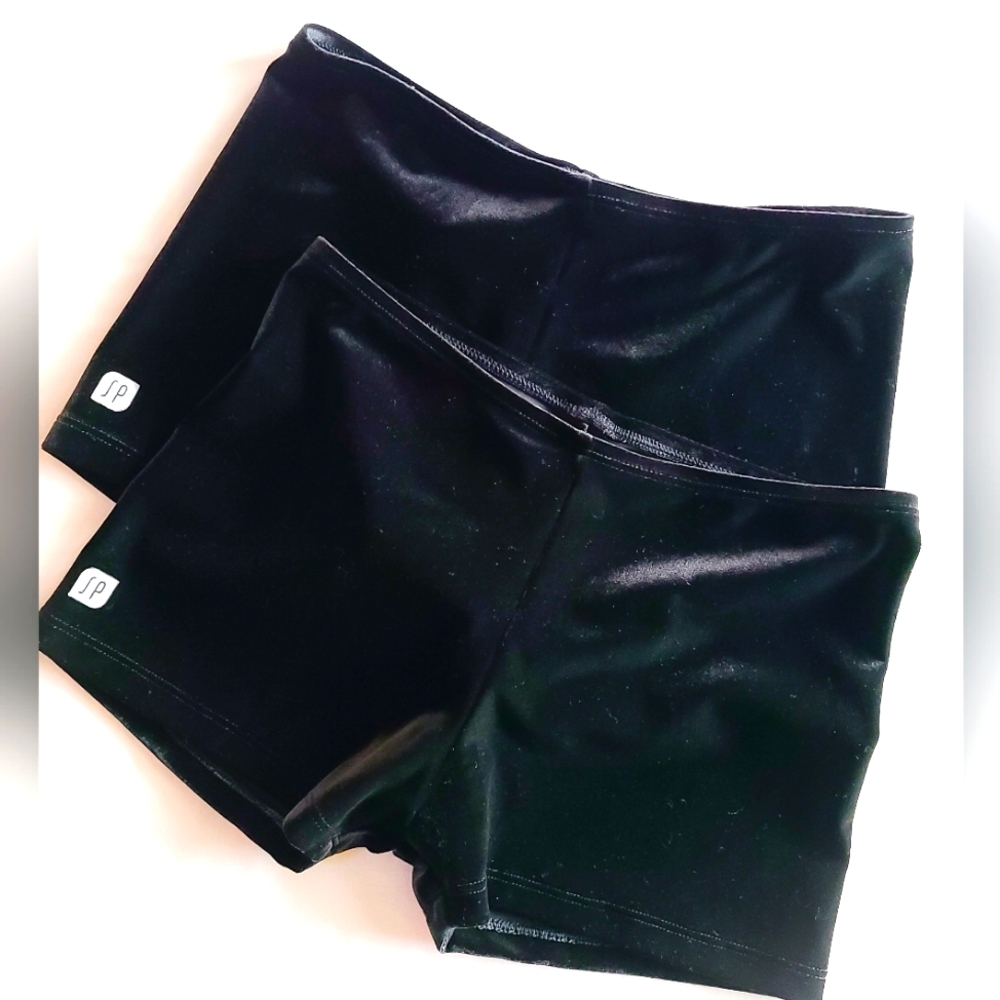 Sylvia P Black Velvet Short, Child 12